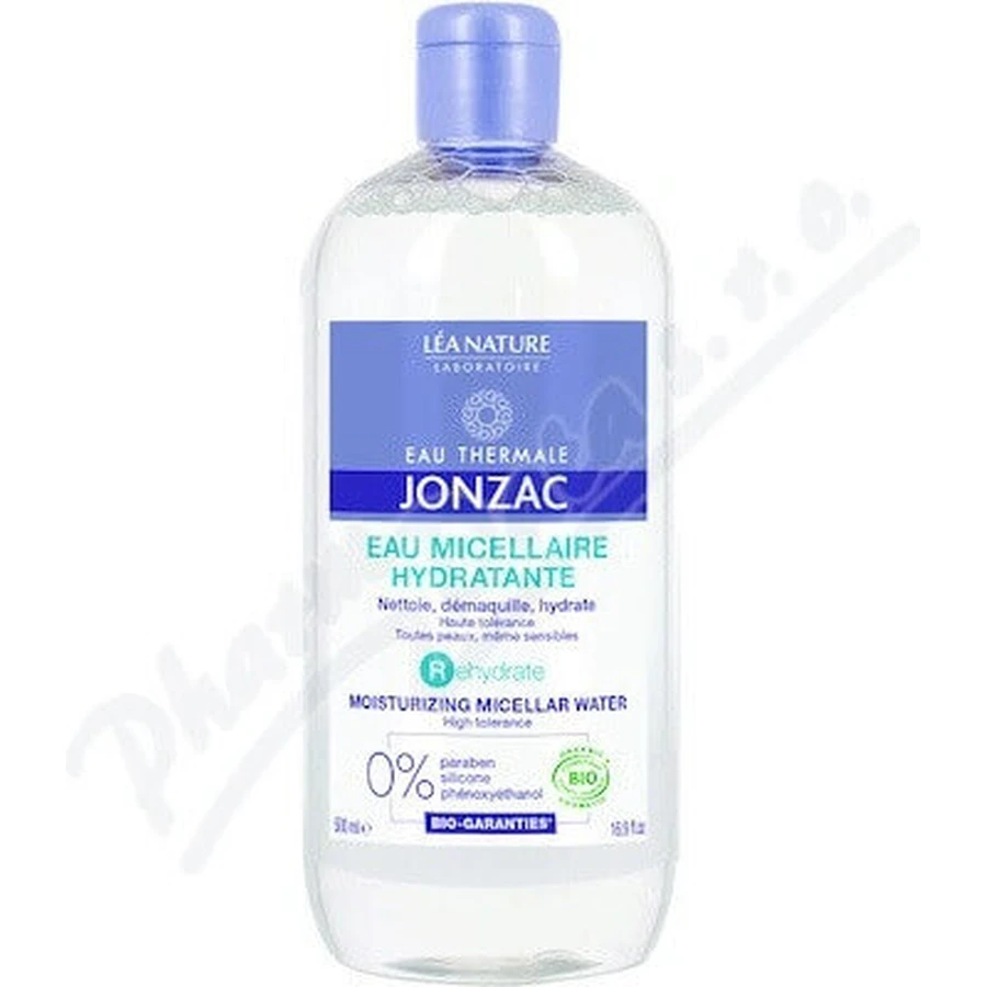 JONZAC Rehydrate Зволожуюча міцелярна вода BIO 1×500 мл, міцелярна вода: ціни та характеристики