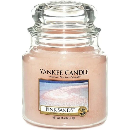 Yankee Candle Средняя свеча Розовые пески 1×411 г, ароматическая свеча: цены и характеристики
