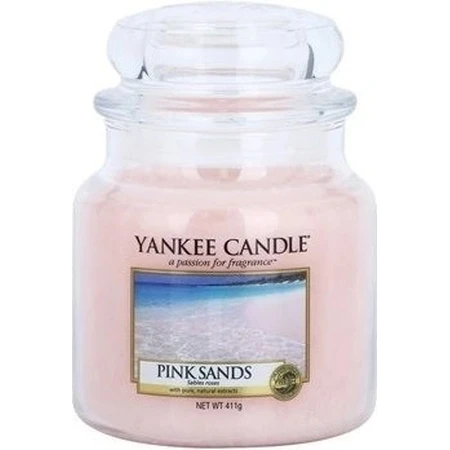 Yankee Candle Средняя свеча Розовые пески 1×411 г, ароматическая свеча: цены и характеристики
