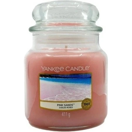 Yankee Candle Средняя свеча Розовые пески 1×411 г, ароматическая свеча: цены и характеристики