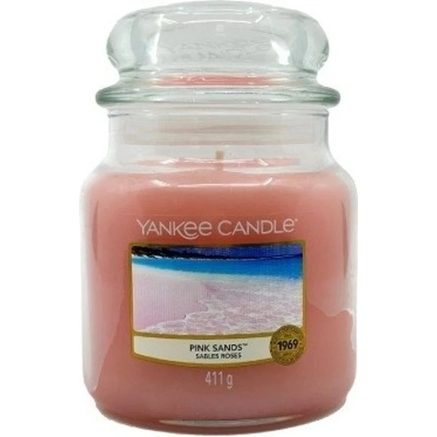 Yankee Candle Средняя свеча Розовые пески 1×411 г, ароматическая свеча: цены и характеристики