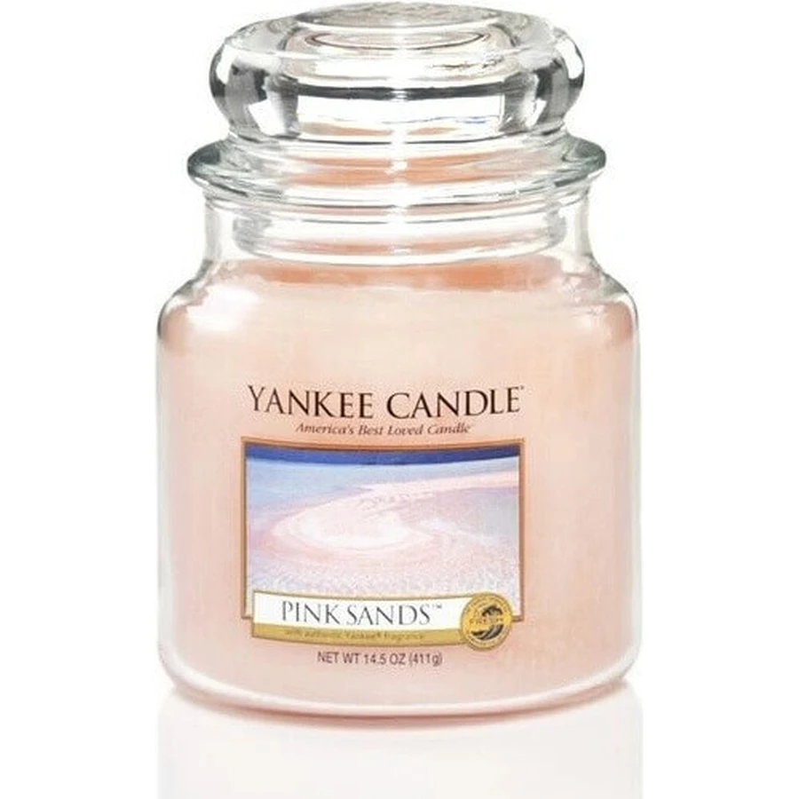 Yankee Candle Средняя свеча Розовые пески 1×411 г, ароматическая свеча: цены и характеристики