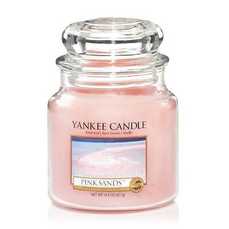 Yankee Candle Средняя свеча Розовые пески 1×411 г, ароматическая свеча: цены и характеристики