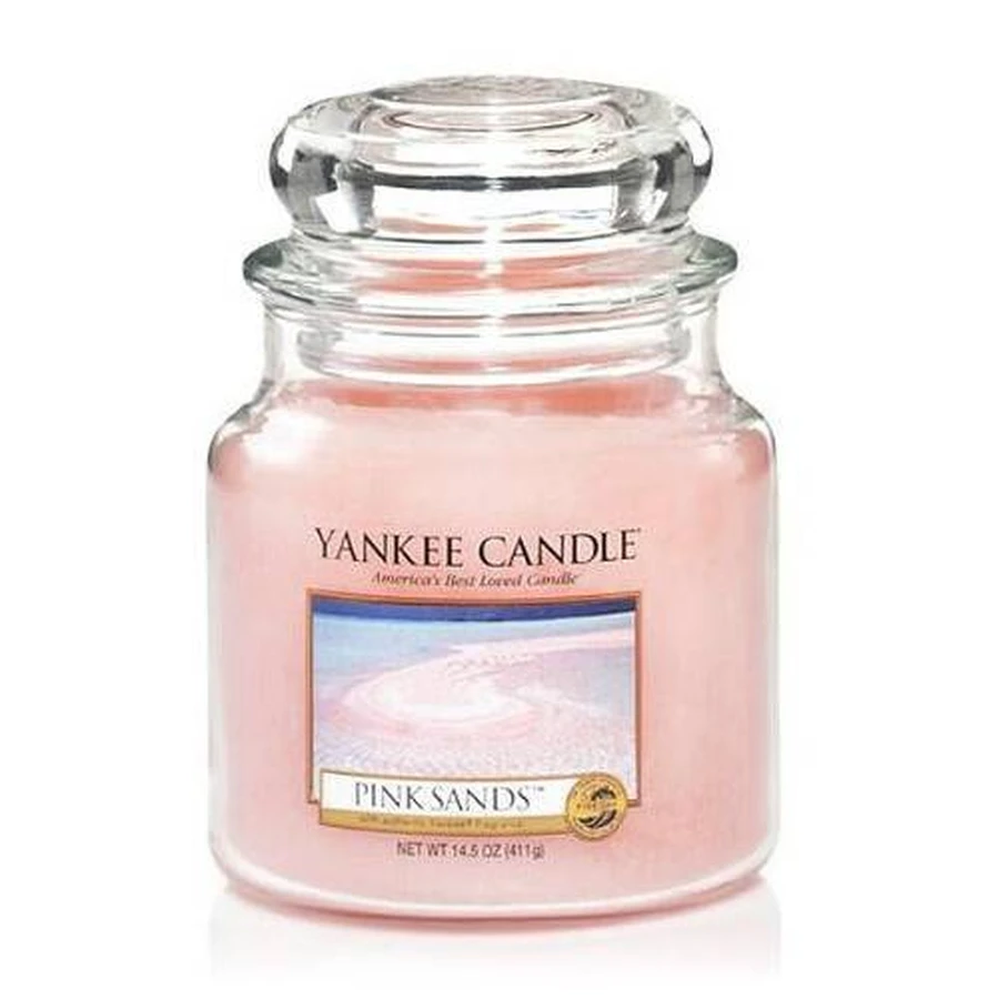 Yankee Candle Средняя свеча Розовые пески 1×411 г, ароматическая свеча: цены и характеристики
