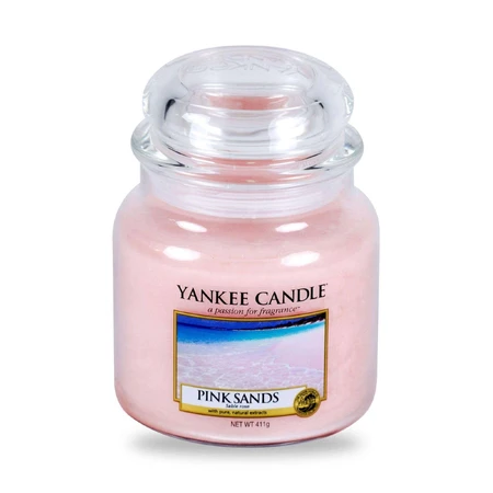 Yankee Candle Средняя свеча Розовые пески 1×411 г, ароматическая свеча: цены и характеристики