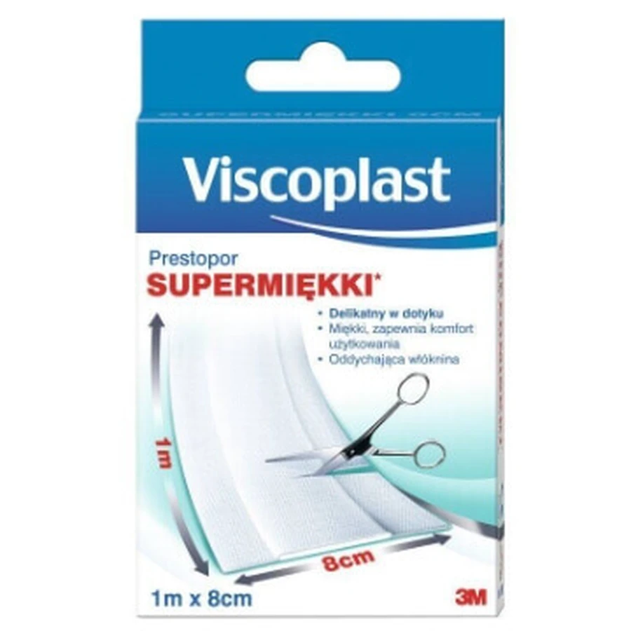 Пластир Viscoplast Prestopor 1м х 6см: ціни та характеристики