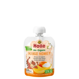 Органічне пюре з манго з йогуртом Mango Monkey, 85г, Holle