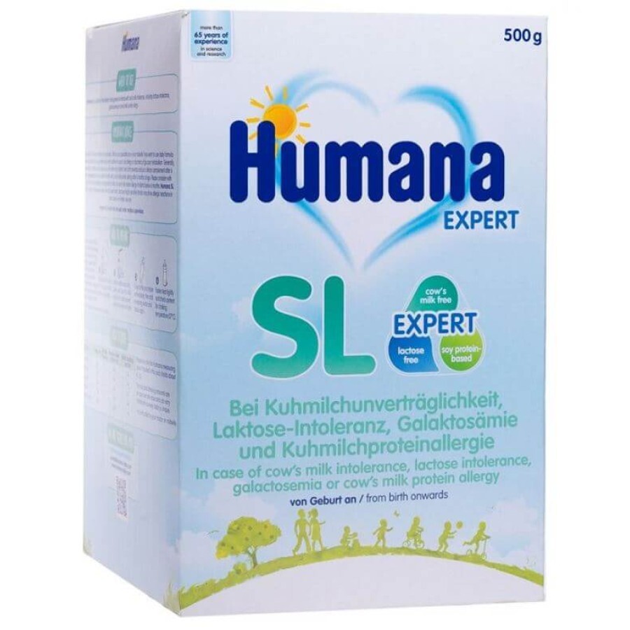 Безмолочна суха суміш Humana SL 500 г: ціни та характеристики