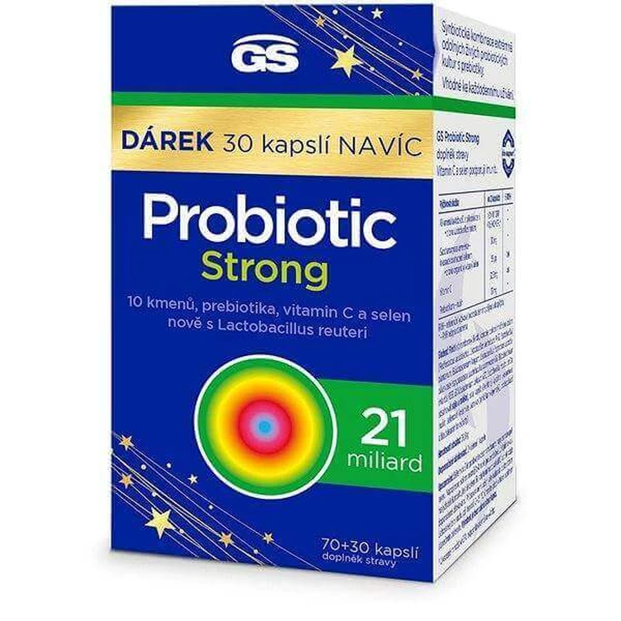 GS Probiotic Strong 1×100 tbl, харчова добавка: ціни та характеристики