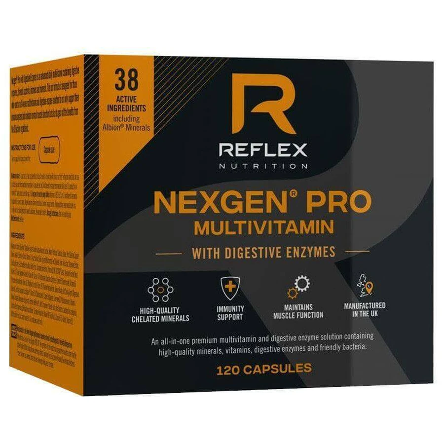 Reflex Nutrition Nexgen® PRO + пищеварительные ферменты 120 капсул: цены и характеристики