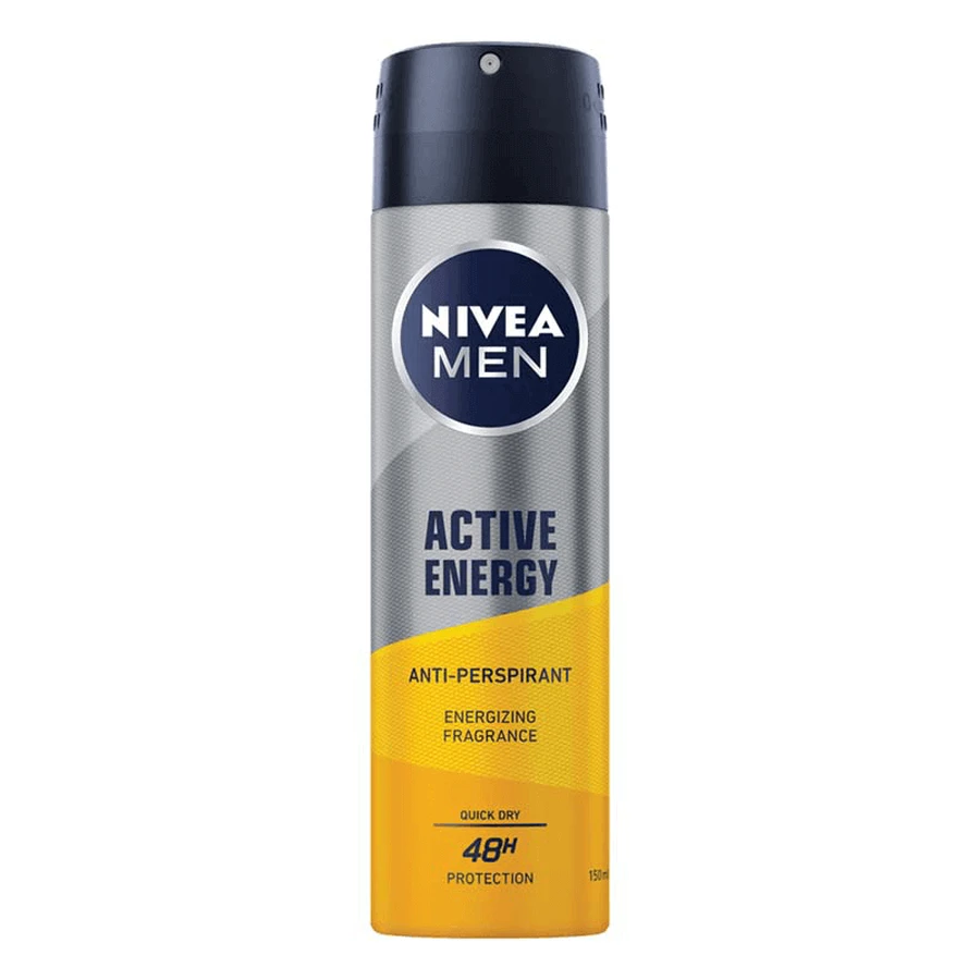 Дезодорант-спрей для мужчин Active Energy, 150 мл, Nivea: цены и характеристики