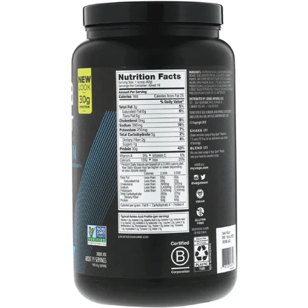 Vega Sport Premium Protein, растительный белок, со вкусом ягод, 801 г: цены и характеристики