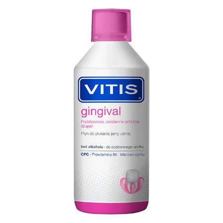Набор Vitis Gingival, ополаскиватель для полости рта, 500 мл + зубная паста, 100 мл + зубная щетка, 1 штука: цены и характеристики