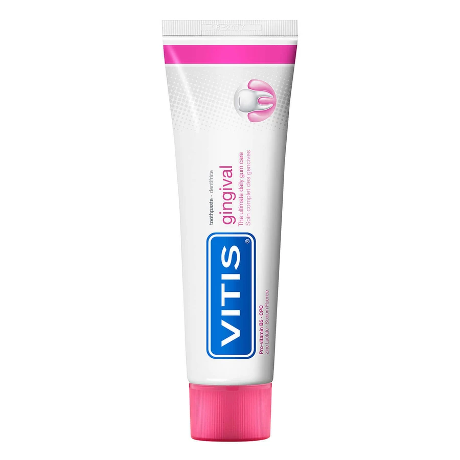 Набор Vitis Gingival, ополаскиватель для полости рта, 500 мл + зубная паста, 100 мл + зубная щетка, 1 штука: цены и характеристики