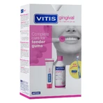 Набор Vitis Gingival, ополаскиватель для полости рта, 500 мл + зубная паста, 100 мл + зубная щетка, 1 штука: цены и характеристики
