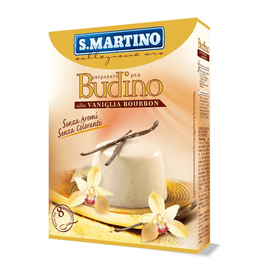 Приготовление Бурбонского ванильного пудинга без глютена, 70 г, S.Martino: цены и характеристики