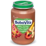 BoboVita Десерт, яблоки, бананы и малина с кукурузной кашей, после 6 месяцев, 190 г КОРОТКИЙ ДЕНЬ: цены и характеристики