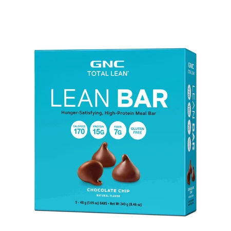 Протеїновий батончик Total Lean Chocolate зі смаком пісного шоколаду 496860, 48 г, GNC: ціни та характеристики