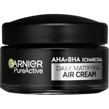 Garnier Pure Active AHA + BHA легкий денний крем 3в1 з активованим вугіллям 1×50 мл, денний крем: ціни та характеристики