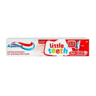 Зубная паста Little Teeth Aquafresh, 50 мл, гск