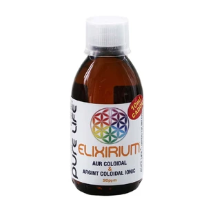 Золото та колоїдне срібло Pure Life Elixirium Aur si Argint coloidal 20 ppm, 240 мл
