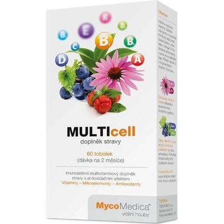 Mycomedica Multicell Vegan 524mg 60cps 1×60 cps: цены и характеристики