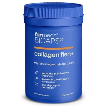 Bicaps Collagen Fish+ (рибний колаген) 60 капсул Formeds: ціни та характеристики