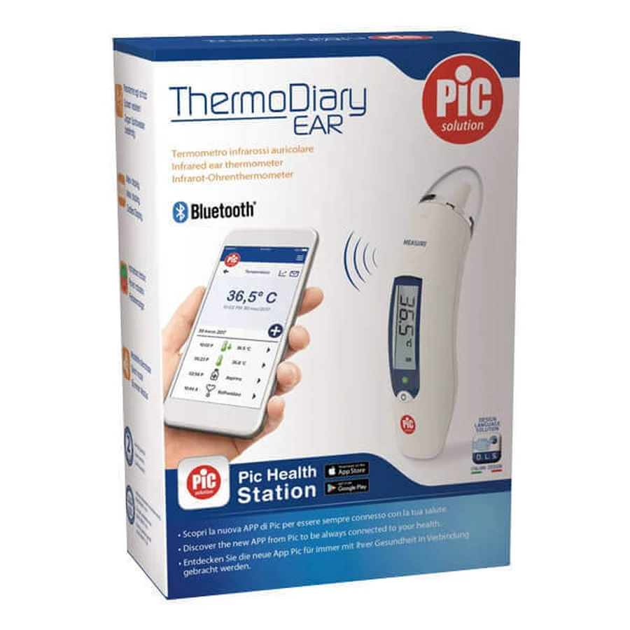Pic Solution ThermoDiary Ear, інфрачервоний вушний термометр: ціни та характеристики