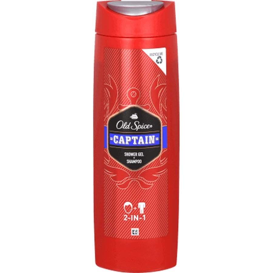 Old Spice Капітанський гель, 400 мл: ціни та характеристики