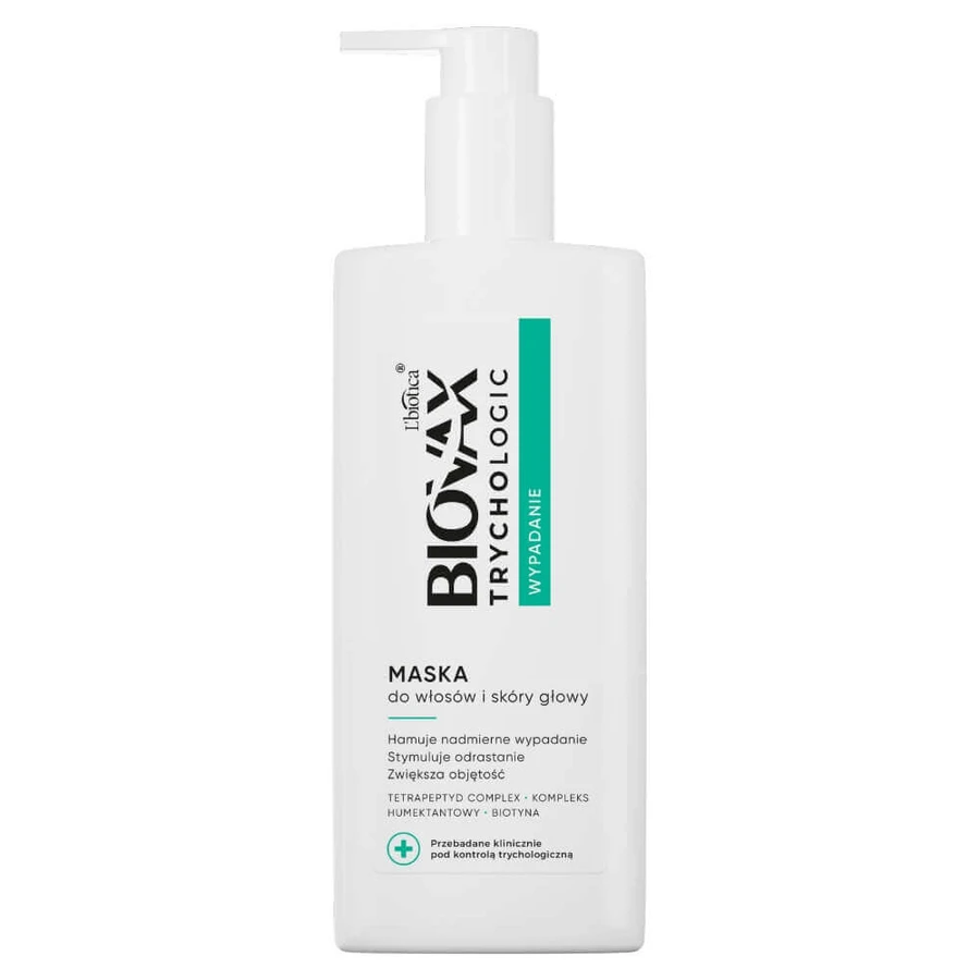 Biovax Trychologic Маска от выпадения волос для волос и кожи головы, 200 мл: цены и характеристики