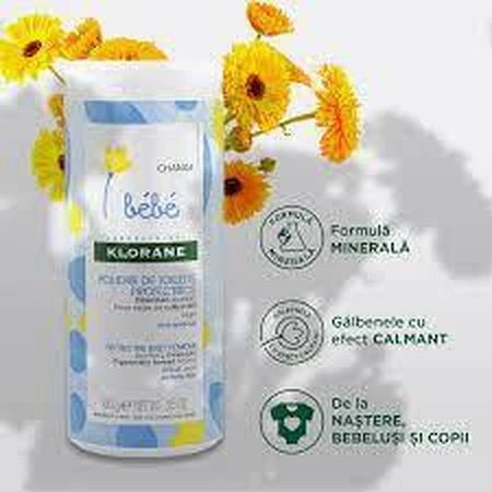 Klorane Детская защитная пудра, 100 г, Klorane Bebe: цены и характеристики