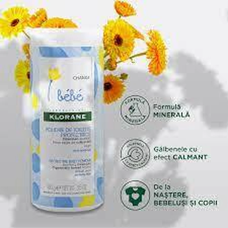 Klorane Детская защитная пудра, 100 г, Klorane Bebe: цены и характеристики