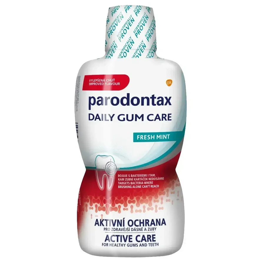 Parodontax DAILY GUM CARE FRESH MINT 1х500 мл, ополаскиватель для полости рта против налета: цены и характеристики