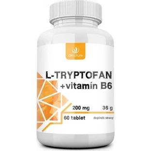 Allnature L-триптофан + вітамін B6 200 мг 60 табл. 1×60 табл.