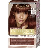 L'Oréal Paris Excellence Nudes Copper 4UR Універсальна темно-червона 1×1 шт, стійка фарба для волосся