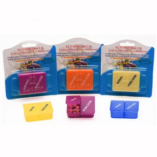 El-Comp Mini 2, касета для щоденного прийому ліків, 2 камери