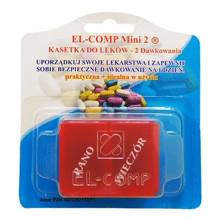 El-Comp Mini 2, касета для щоденного прийому ліків, 2 камери: ціни та характеристики