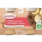 Фруктовое пюре Babybio яблоко с гатановым пюре 2 х 130 г