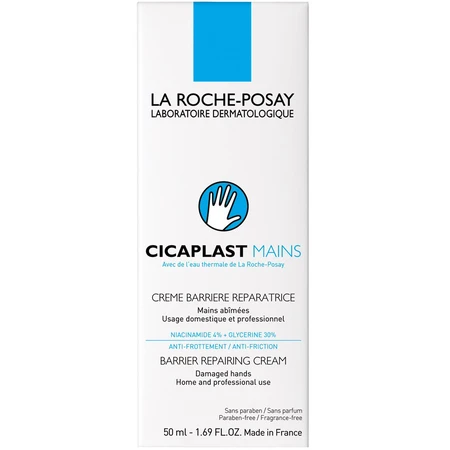 Крем для рук La Roche-Posay Cicaplast Mains відновлюючий для пошкодженої шкіри, 50 мл: ціни та характеристики