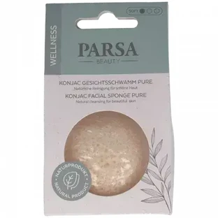 Чистая губка для лица Konjac, 1 штука, Parsa