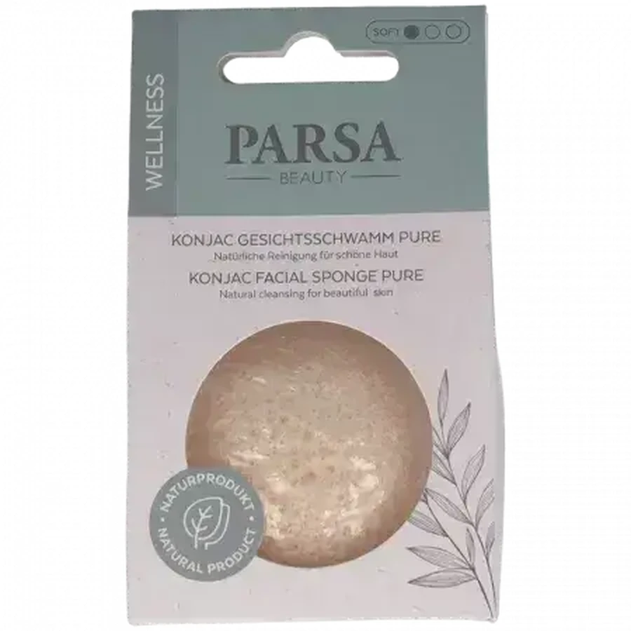 Чистая губка для лица Konjac, 1 штука, Parsa: цены и характеристики