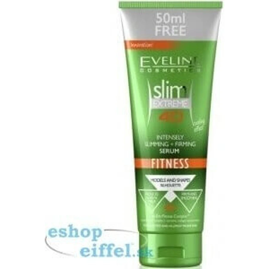 EVELINE SLIM 4D Fitness Інтенсивна сироватка для схуднення та підтяжки 250 мл 1×250 мл, сироватка: ціни та характеристики