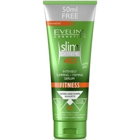EVELINE SLIM 4D Fitness Інтенсивна сироватка для схуднення та підтяжки 250 мл 1×250 мл, сироватка: ціни та характеристики