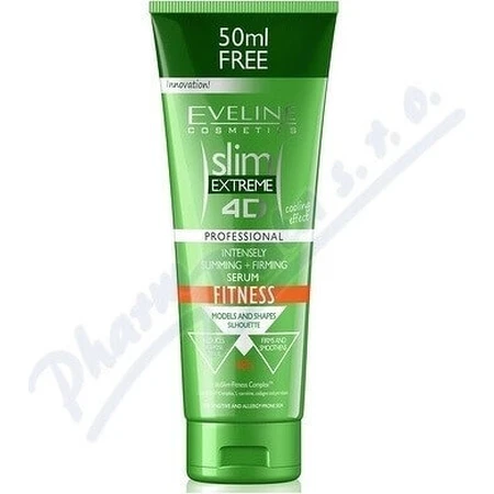 EVELINE SLIM 4D Fitness Інтенсивна сироватка для схуднення та підтяжки 250 мл 1×250 мл, сироватка: ціни та характеристики