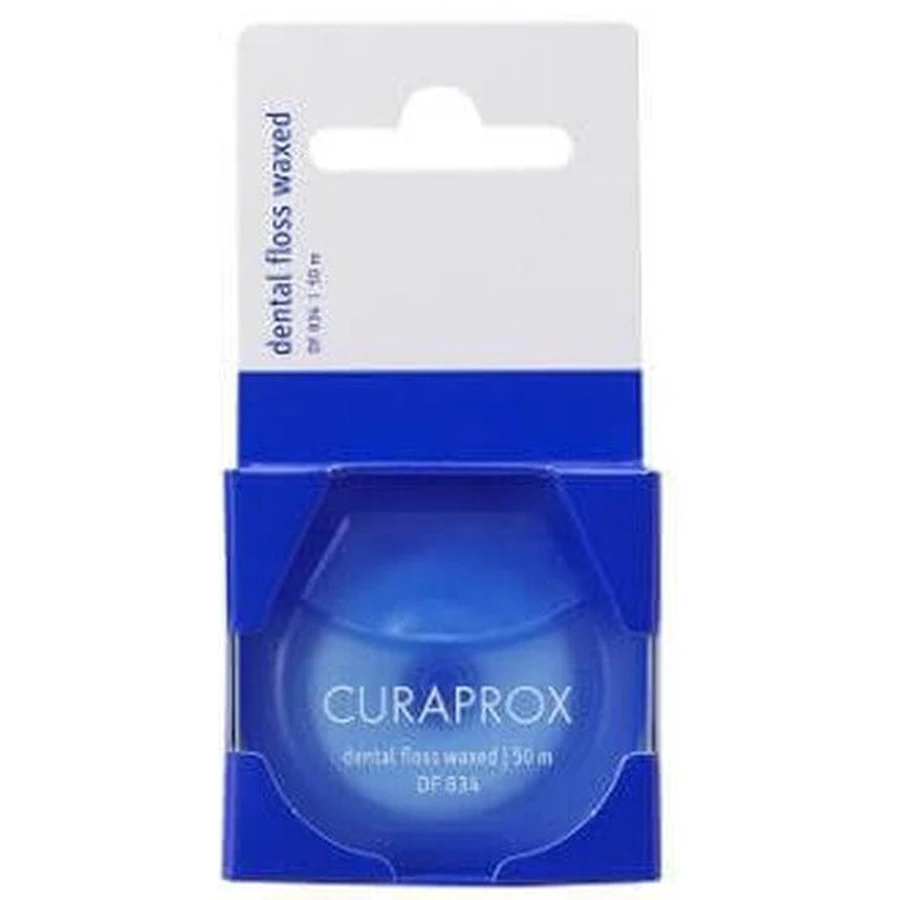 Зубна нитка Curaprox Dental Floss DF834, 50 м: ціни та характеристики