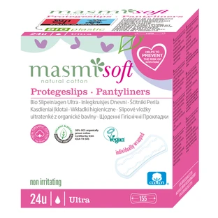 Masmi Soft, ультратонкі гігієнічні серветки анатомічної форми, 24 шт.