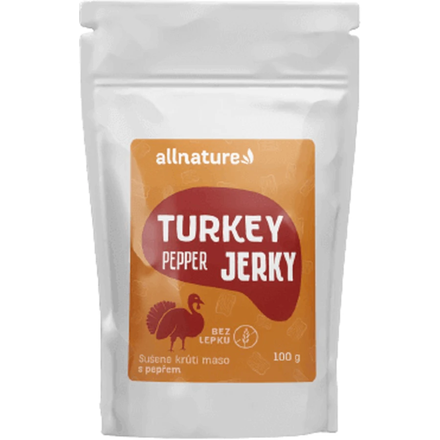 Allnature Индейка вяленая с перцем 100 г: цены и характеристики