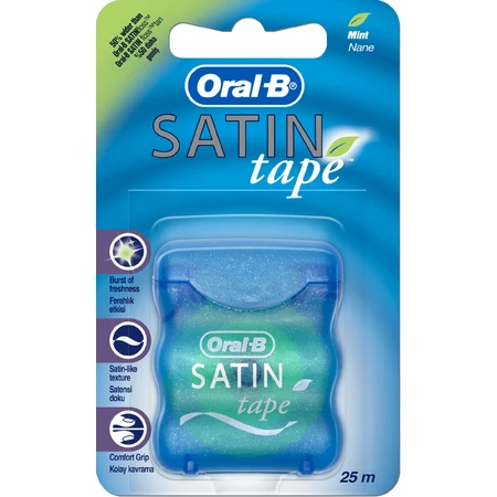Зубна нитка Oral-B SATIN floss Зубна нитка м'ята 25 м: ціни та характеристики