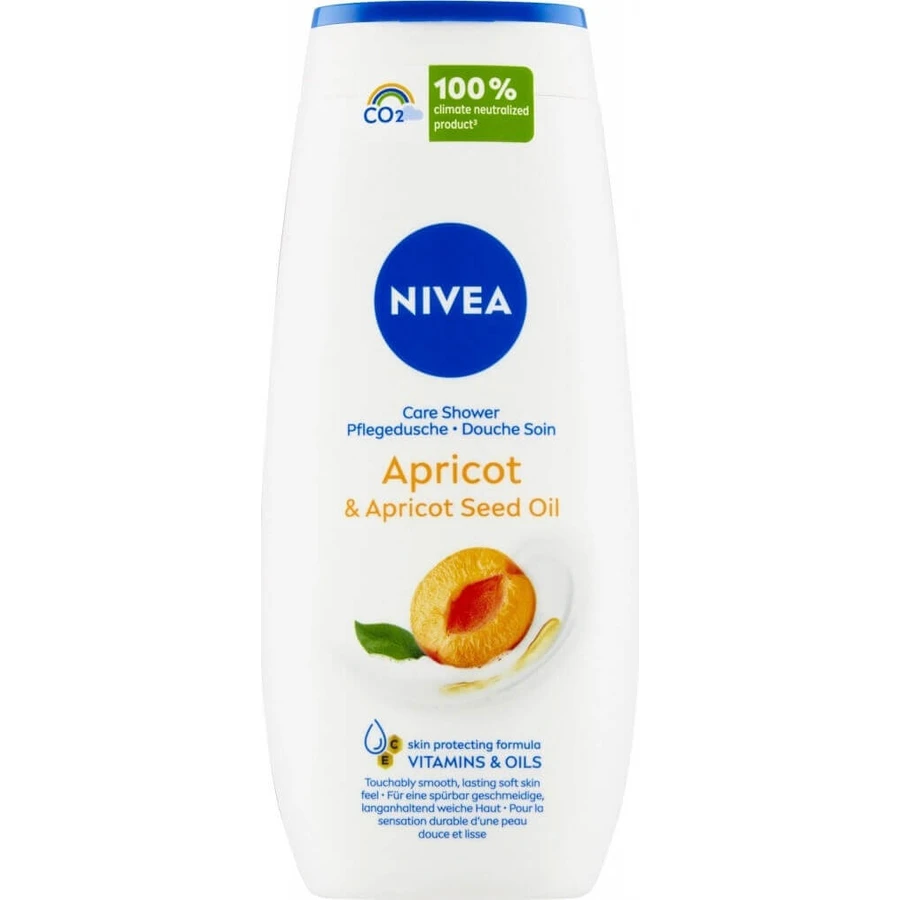 NIVEA Гель для душа Абрикос 250 мл 1×250 мл, увлажняет кожу: цены и характеристики