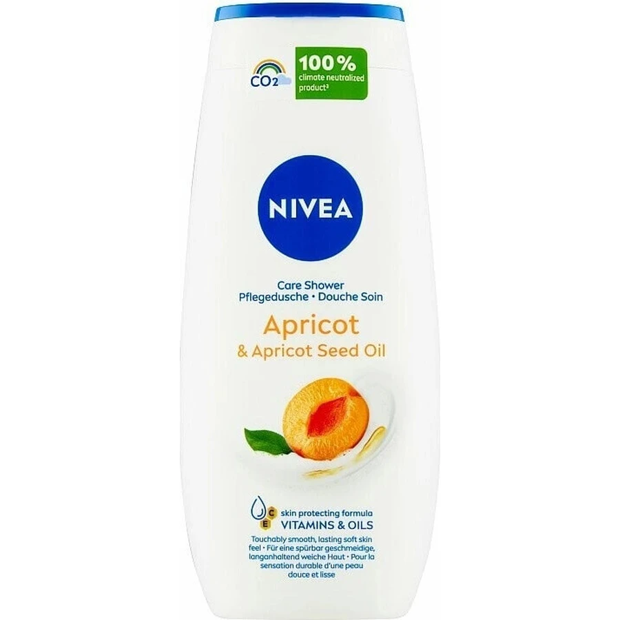 NIVEA Гель для душа Абрикос 250 мл 1×250 мл, увлажняет кожу: цены и характеристики
